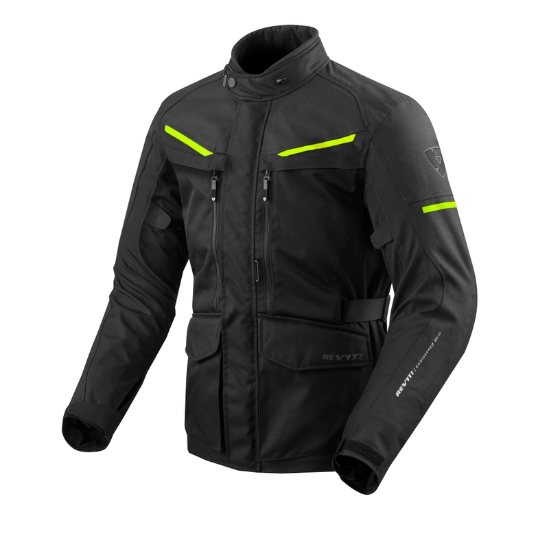 Kurtka motocyklowa Revit Safari 3 czarno-fluo żółta wyprzedaż