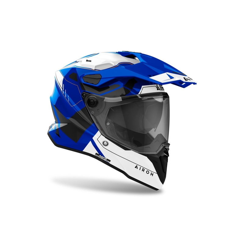 Kask enduro Airoh Commander 2 Reveal błyszczący niebieski