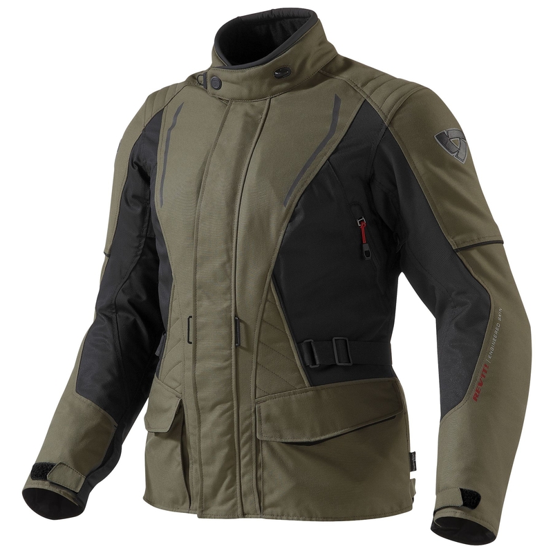 Damska kurtka motocyklowa Revit Monroe czarno-zielona