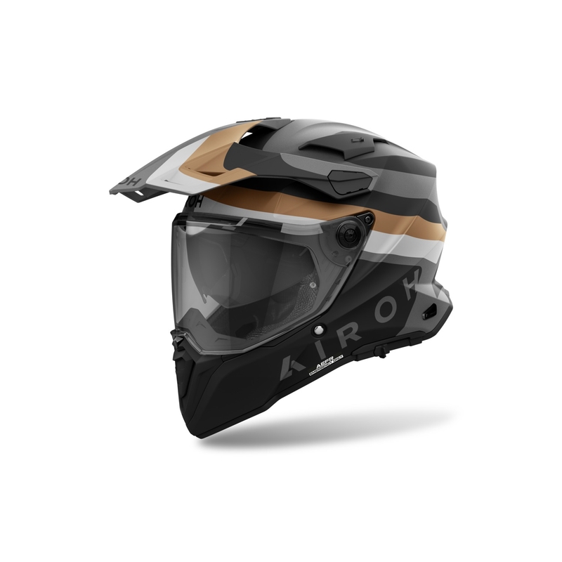 Kask enduro Airoh Commander 2 Doom matowy złoty