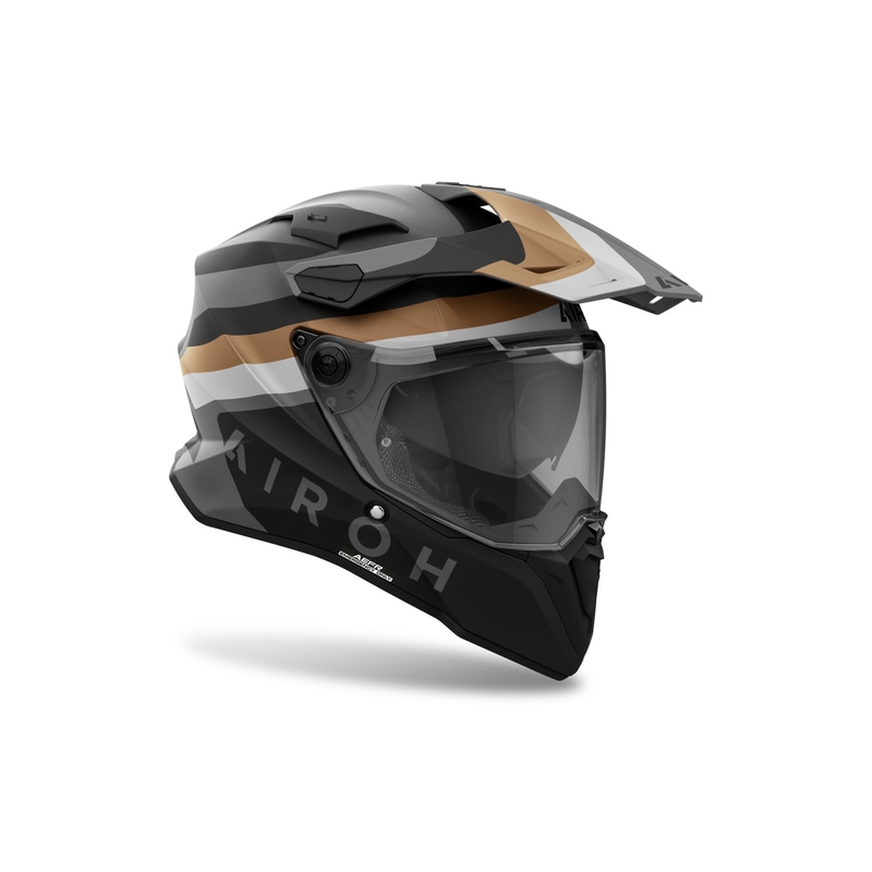 Kask enduro Airoh Commander 2 Doom matowy złoty