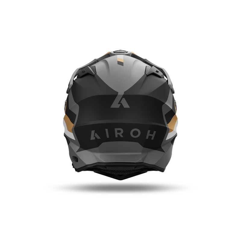 Kask enduro Airoh Commander 2 Doom matowy złoty