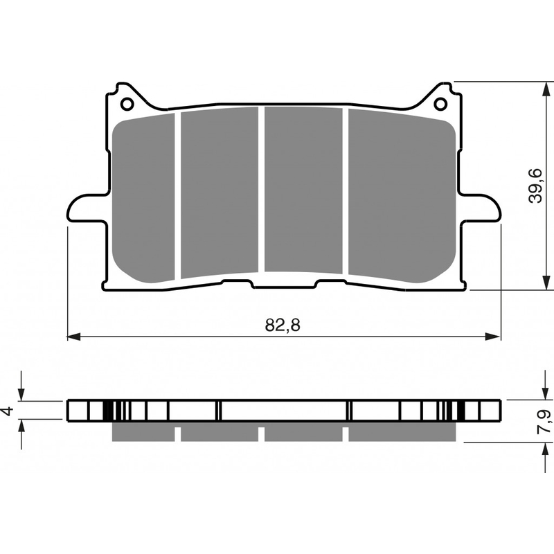 Brake pads GOLDFREN S3
