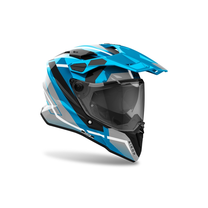 Kask enduro Airoh Commander 2 Mavick błyszczący niebieski