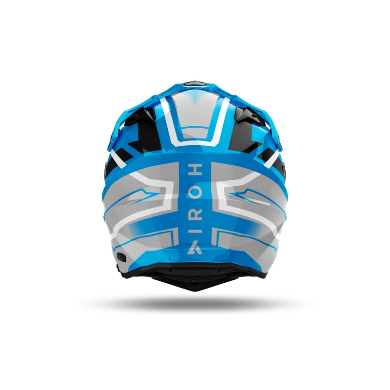 Kask enduro Airoh Commander 2 Mavick błyszczący niebieski