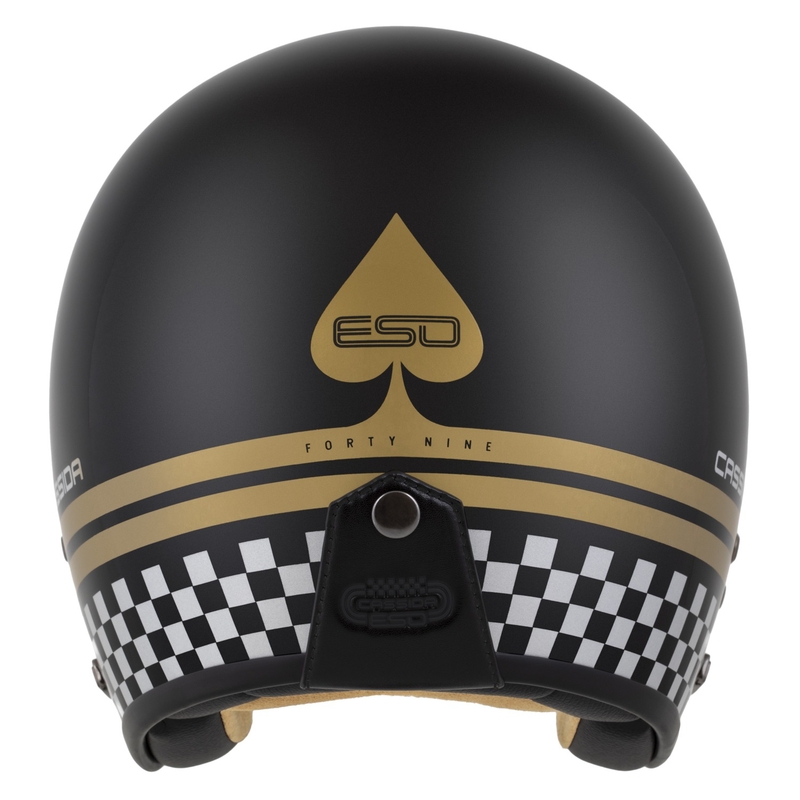 Kask otwarty Cassida Eso Forty Nine Czarny Perłowo-Złoto-Szary