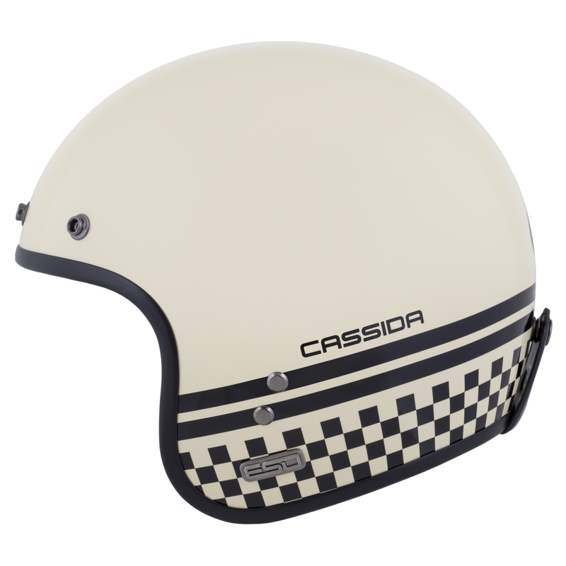 Kask otwarty Cassida Eso Forty Nine kremowo-czarny