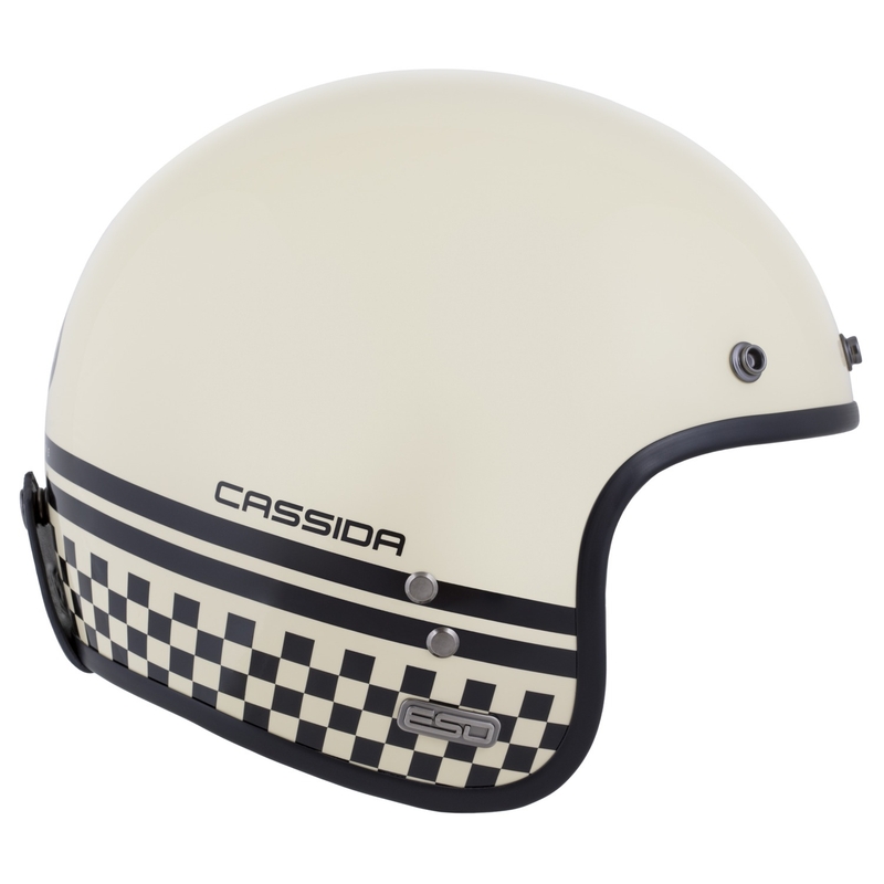 Kask otwarty Cassida Eso Forty Nine kremowo-czarny