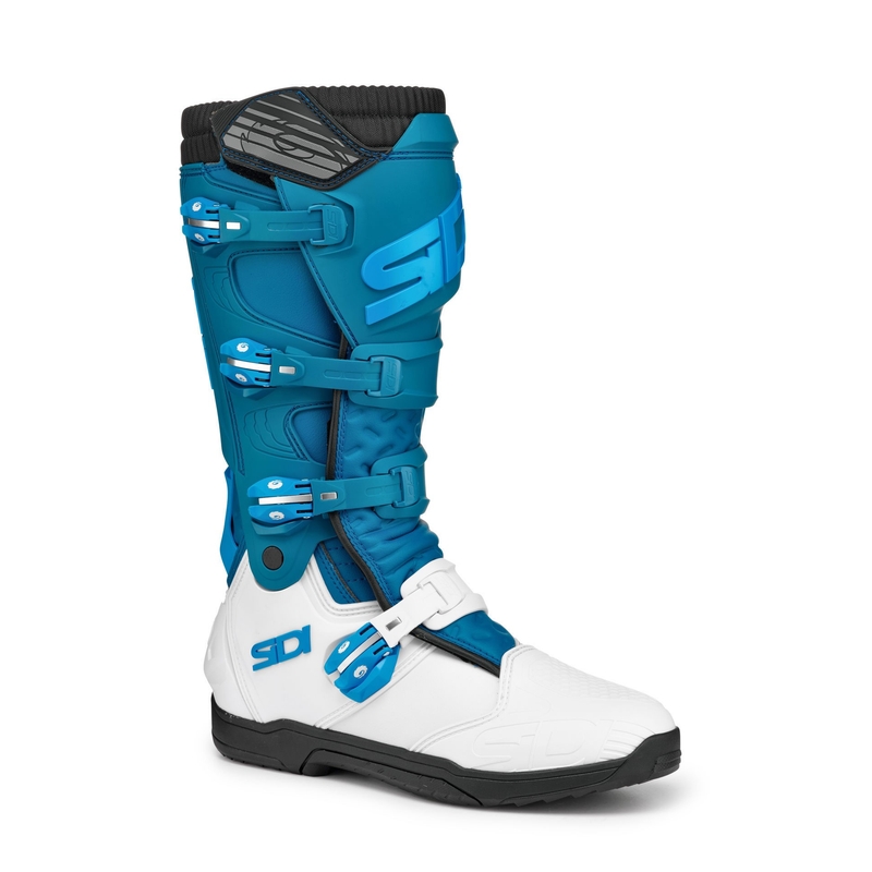 Damskie biało-niebieskie buty motocyklowe SIDI X POWER SC LEI