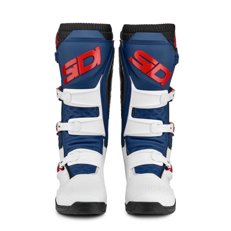 Buty motocyklowe SIDI X POWER SC biało-niebiesko-czerwone