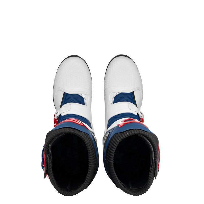 Buty motocyklowe SIDI X POWER SC biało-niebiesko-czerwone