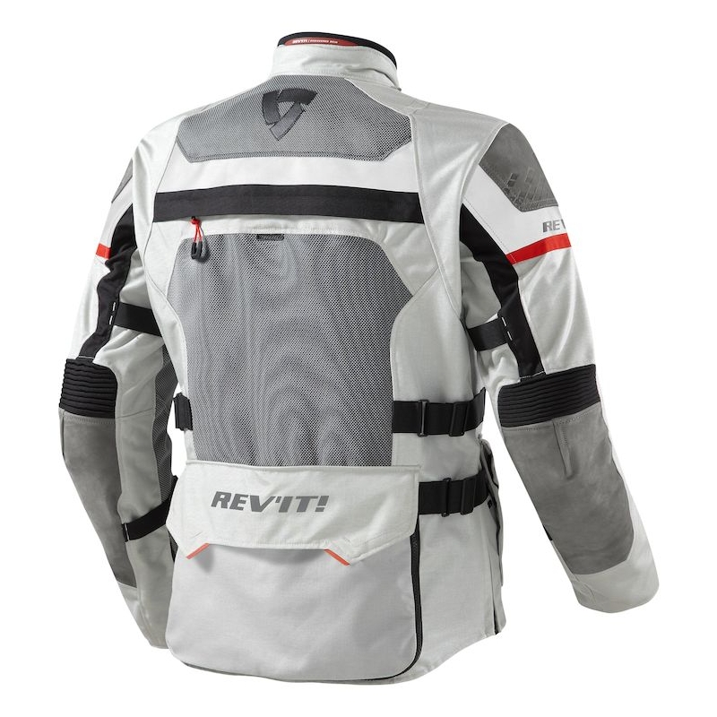 Kurtka motocyklowa Revit Cayenne Pro szaro-czerwona wyprzedaż