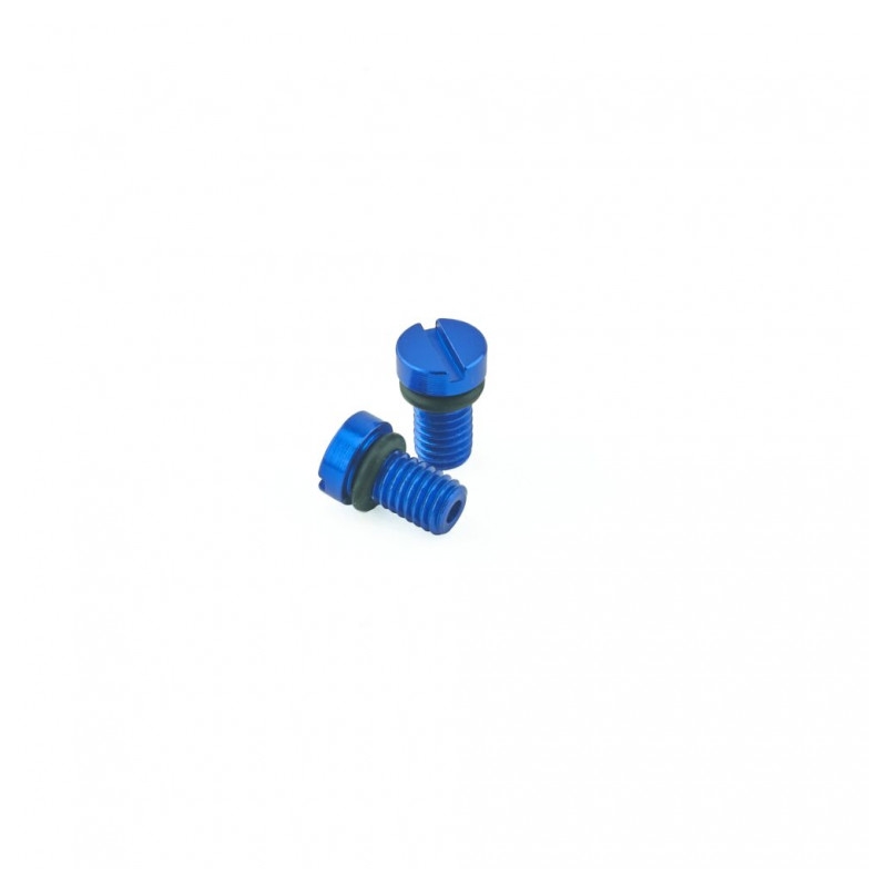 FF AIR BLEED SCREW K-TECH KYB(SHOWA blue (pair)