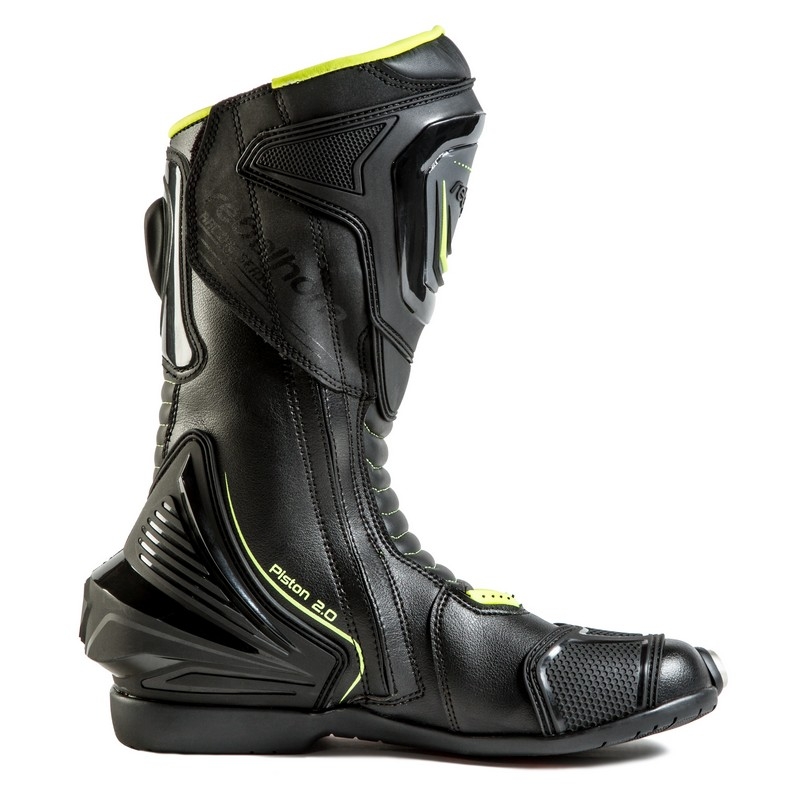Buty motocyklowe Rebelhorn Piston II CE czarno-fluo żółte wyprzedaż