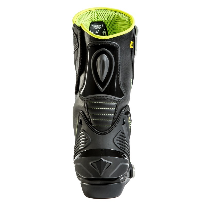 Buty motocyklowe Rebelhorn Piston II CE czarno-fluo żółte wyprzedaż