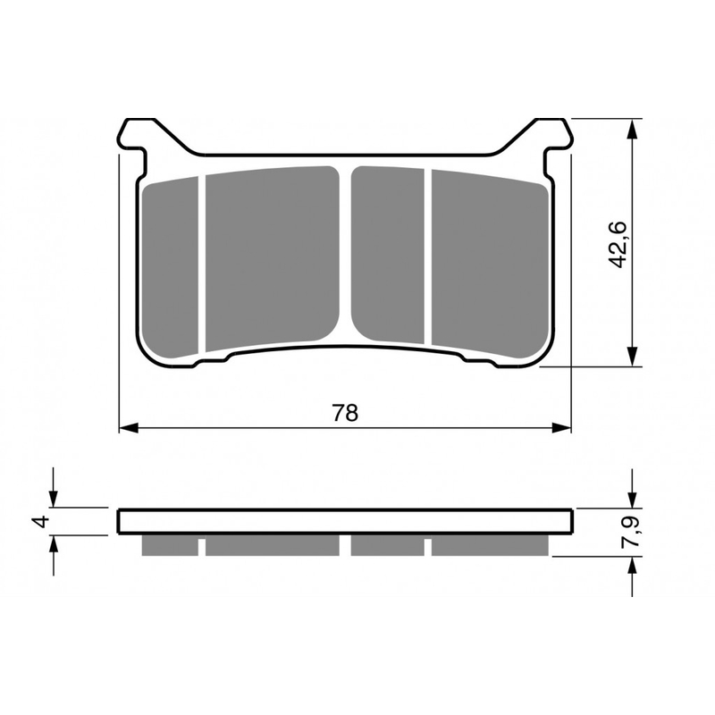 Brake pads GOLDFREN S3