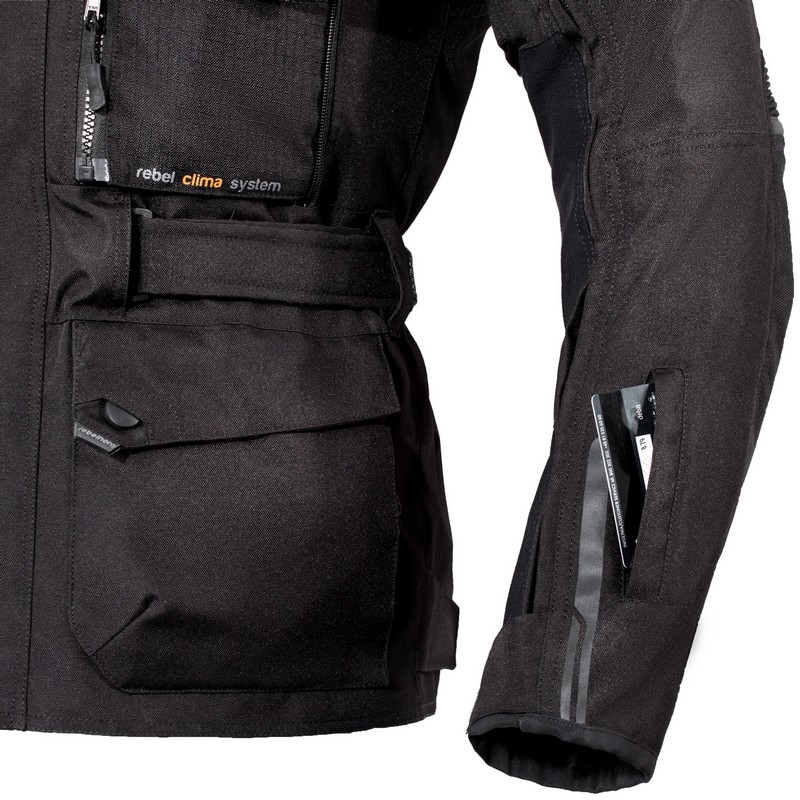 Kurtka motocyklowa Rebelhorn Cubby III czarna