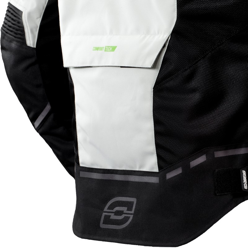 Kurtka motocyklowa Ozone Jet II szaro-czarna wyprzedaż