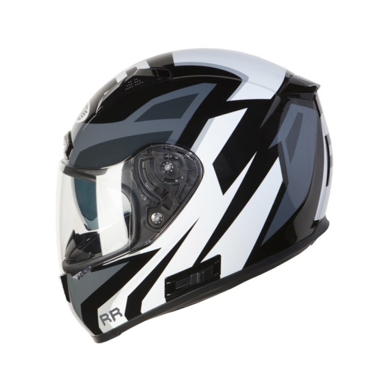 Kask Ozone RC-01 czarno-szaro-biały wyprzedaż