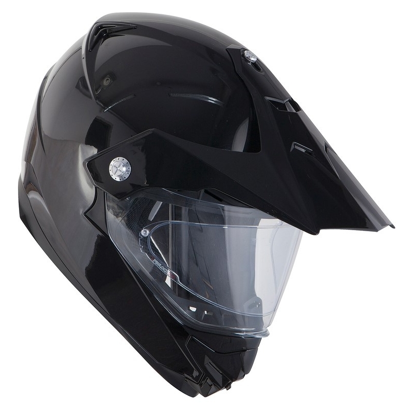 Kask Enduro Ozone MXT-01 Pinlock Ready czarny połysk