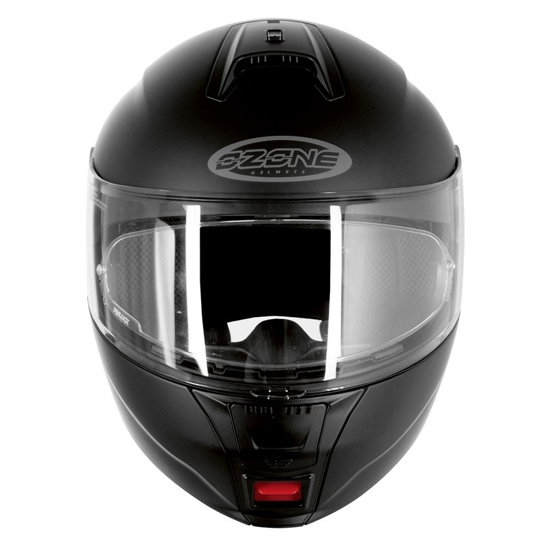 Szczękowy kask motocyklowy Ozone FP-01 Pinlock Ready czarny matowy