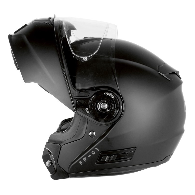 Szczękowy kask motocyklowy Ozone FP-01 Pinlock Ready czarny matowy