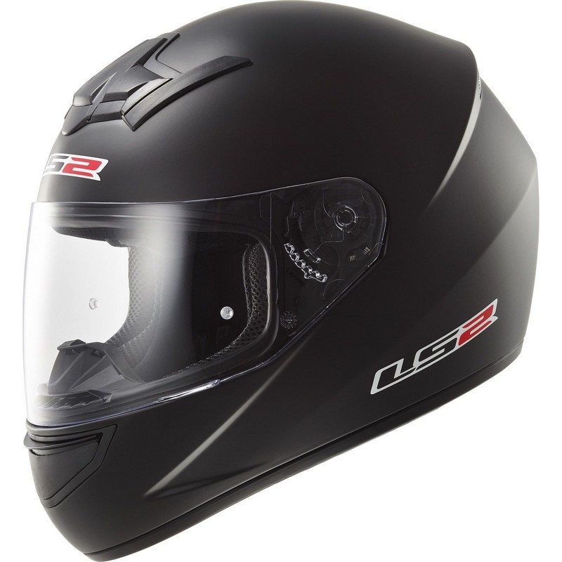 Integralny kask motocyklowy LS2 FF352 ROOKIE SOLID czarny matowy wyprzedaż