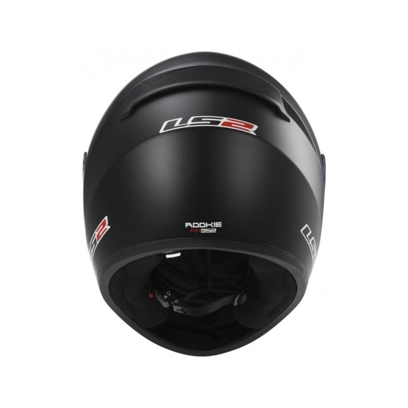 Integralny kask motocyklowy LS2 FF352 ROOKIE SOLID czarny matowy wyprzedaż