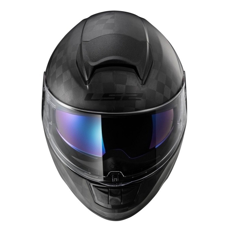 Integralny kask motocyklowy LS2 FF397 Vector Solid Carbon czarny matowy wyprzedaż