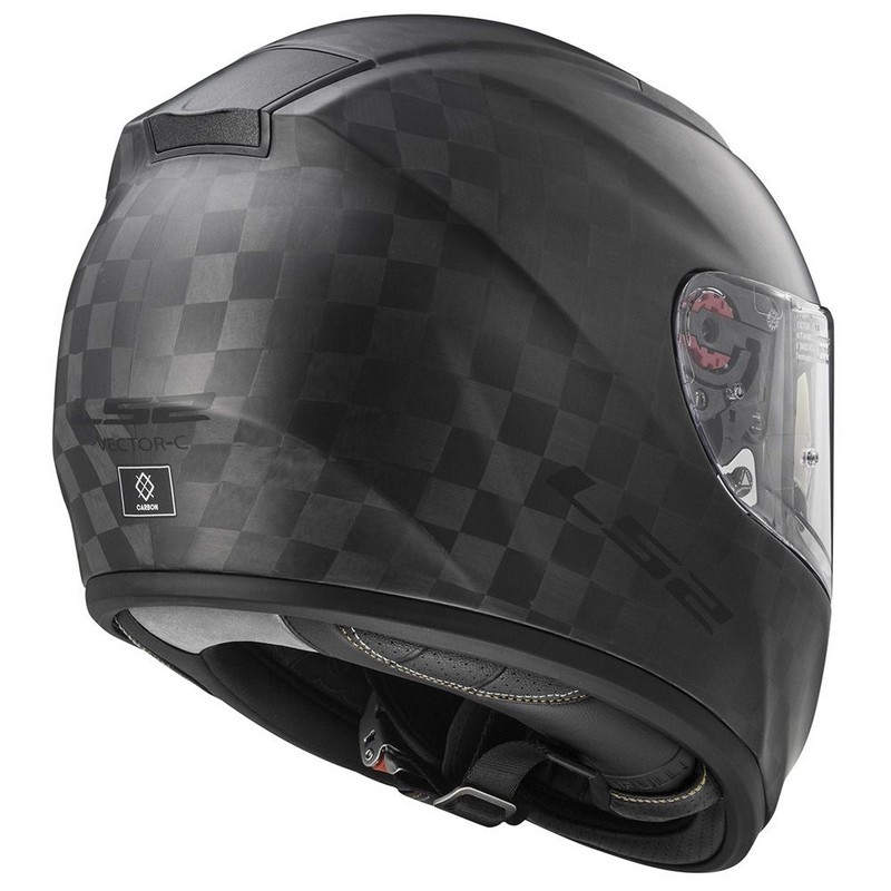 Integralny kask motocyklowy LS2 FF397 Vector Solid Carbon czarny matowy wyprzedaż