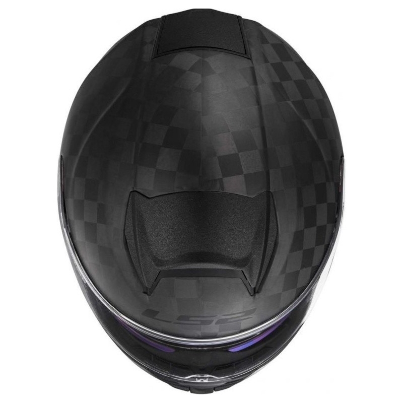 Integralny kask motocyklowy LS2 FF397 Vector Solid Carbon czarny matowy wyprzedaż
