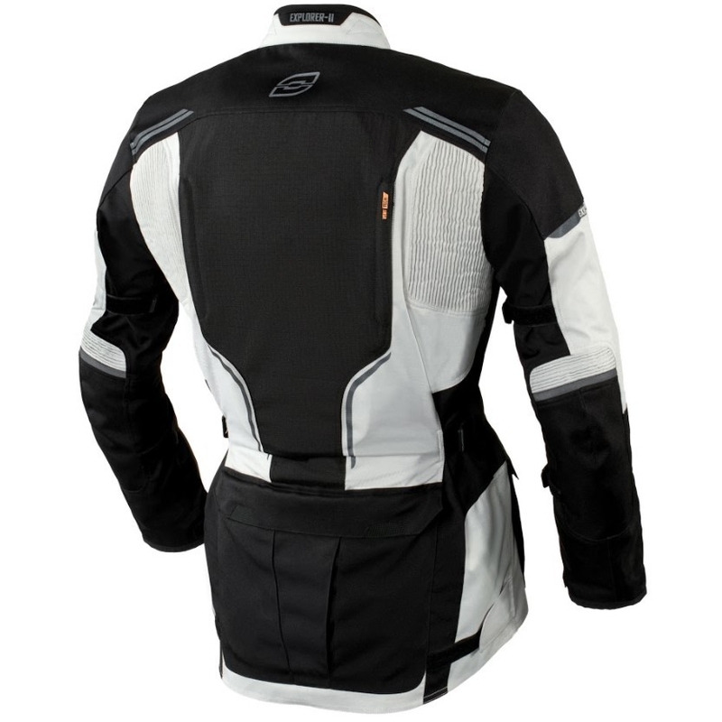 Kurtka motocyklowa Ozone Explorer II szaro-czarna