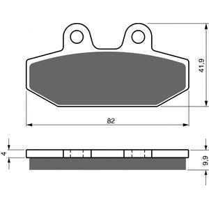 Brake pads GOLDFREN 395 S3