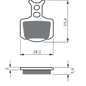 Brake pads GOLDFREN 439 AD