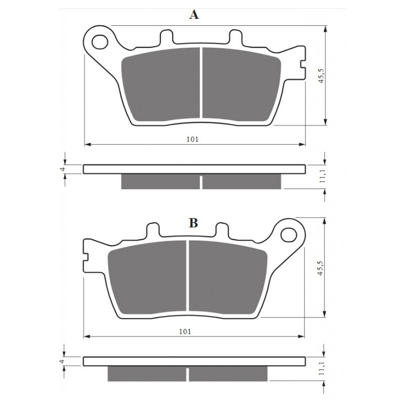 Brake pads GOLDFREN S3