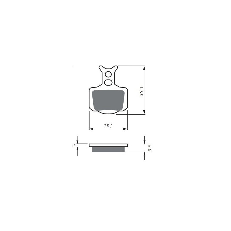 Brake pads GOLDFREN S33 OFF-ROAD REAR