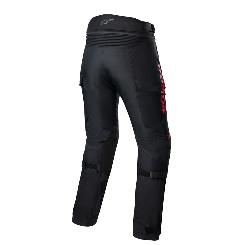 Alpinestars Bogota PRO Drystar Honda spodnie motocyklowe kolekcja 2024 czerwony fluo czarny