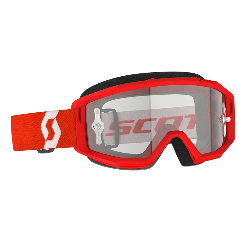 Gogle motocrossowe SCOTT PRIMAL CLEAR czerwono-białe