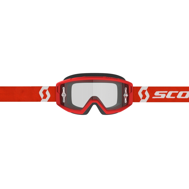Gogle motocrossowe SCOTT PRIMAL CLEAR czerwono-białe
