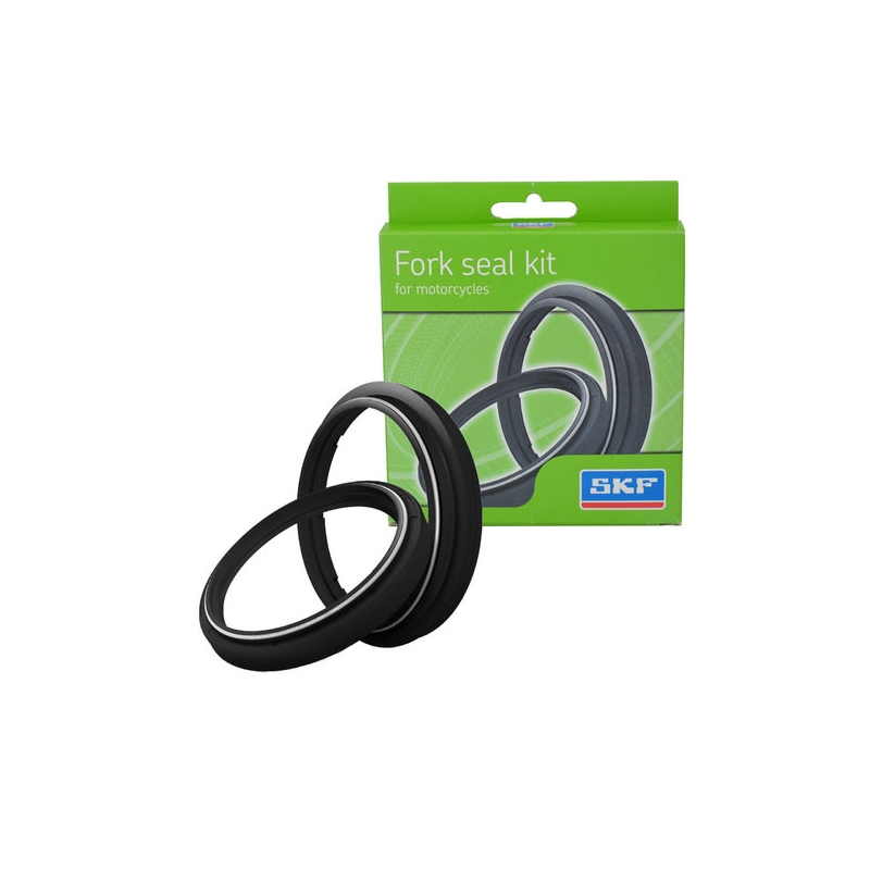 Seals Kit (oil - dust) SKF SHOWA 41x54x9 / 41x54.4x5.8 black