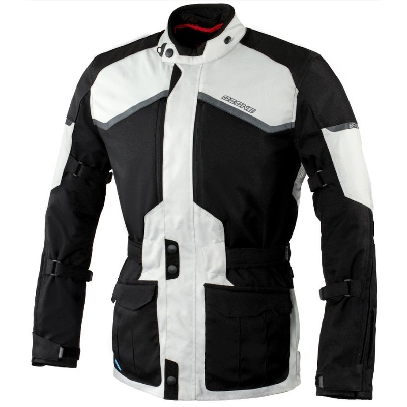 Kurtka motocyklowa Ozone Explorer II szaro-czarna