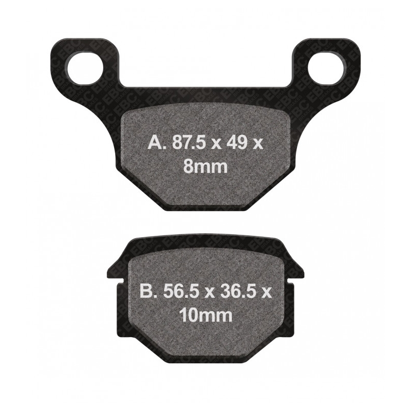 Brake pads EBC for DERBI Atlantis 50 2T 2007-2011, DERBI Atlantis 50 4T 2007-2009