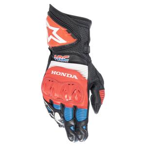Rękawice motocyklowe Alpinestars GP PRO R 3 Honda kolekcja 2024 czarno-czerwono-fioletowo-niebiesko-białe