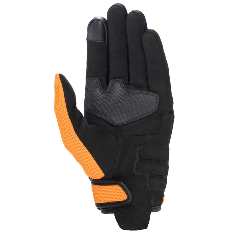 Rękawice motocyklowe Alpinestars Copper Honda kolekcja 2024 czarno-pomarańczowe
