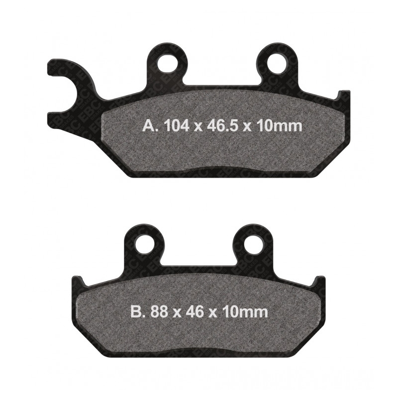 Brake pads EBC for YAMAHA XT 600 E 1990-2003, YAMAHA XTZ 660 Tenere 1991-1998