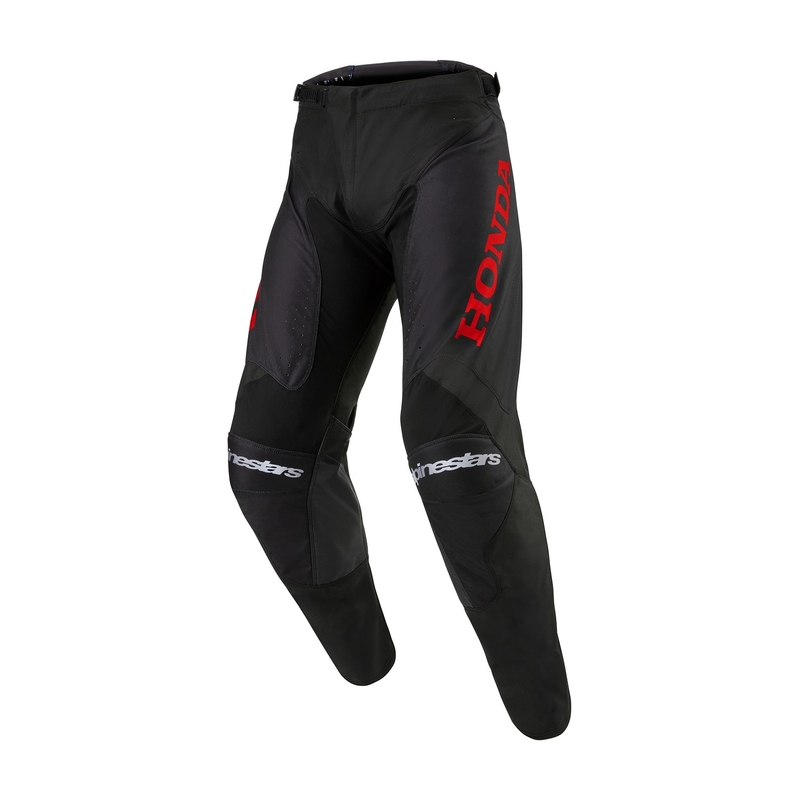 Spodnie motocrossowe Alpinestars Racer Iconic Honda Collection w kolorze czarno-czerwonym