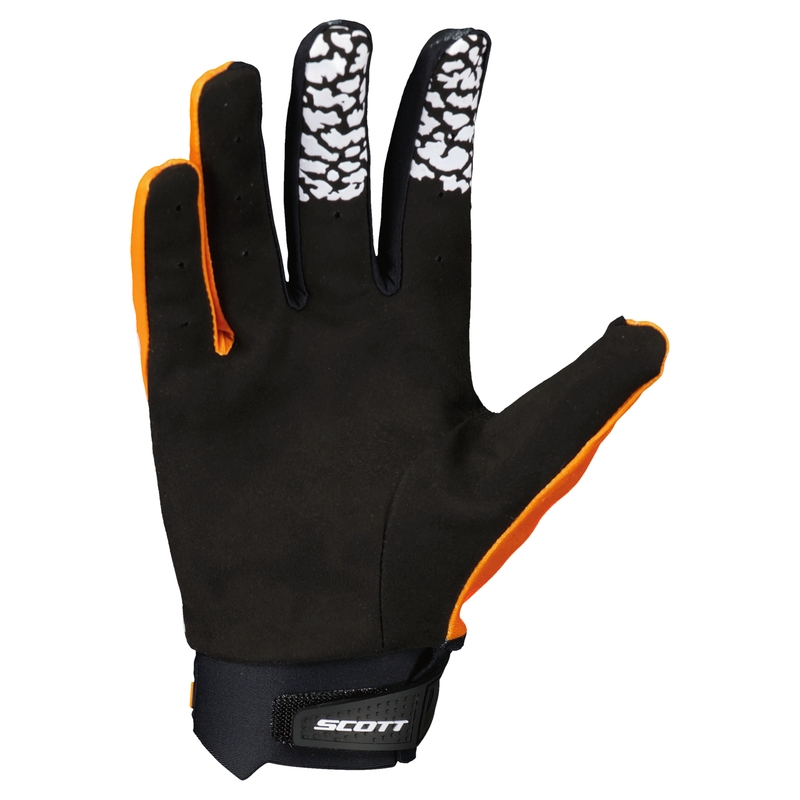 Dziecięce rękawice motocrossowe SCOTT EVO TRACK czarno-pomarańczowe