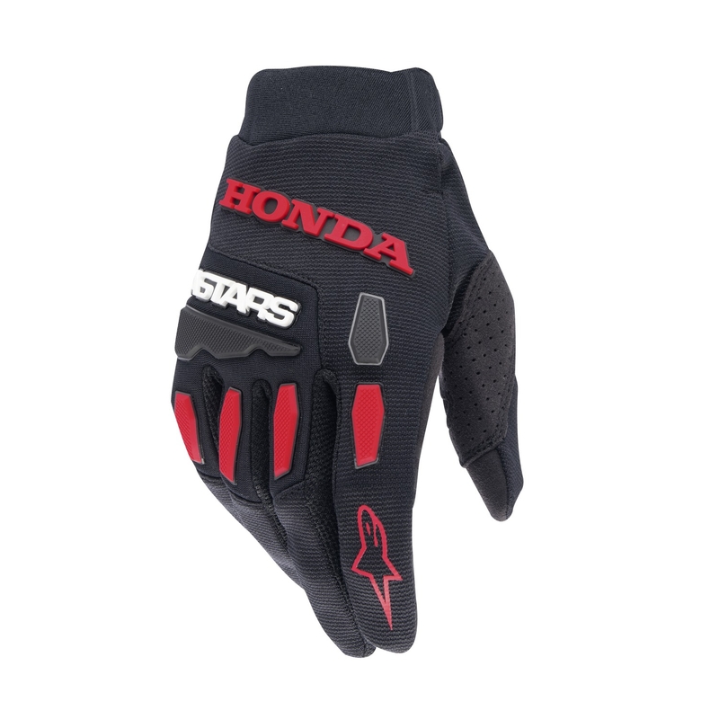 Rękawice motocrossowe Alpinestars Full Bore Honda Collection w kolorze czarno-czerwonym