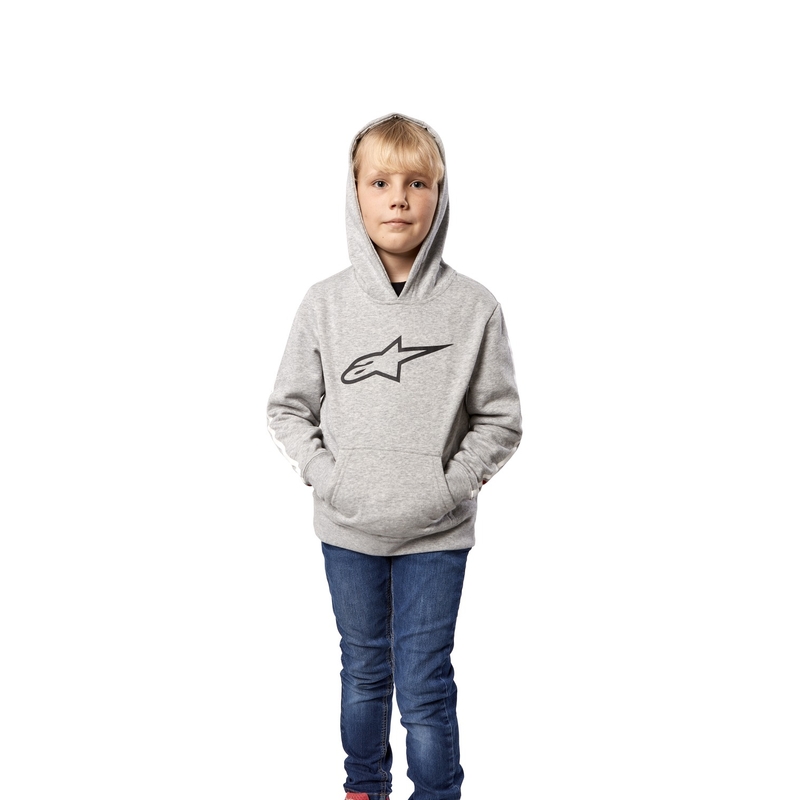 Alpinestars Kids Racey Hoodie szara i czerwona
