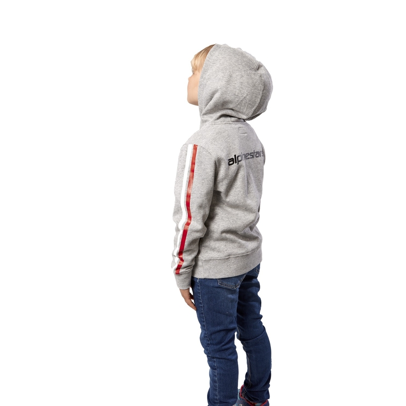 Alpinestars Kids Racey Hoodie szara i czerwona